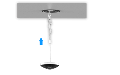 5 connect cables with fisheye camera