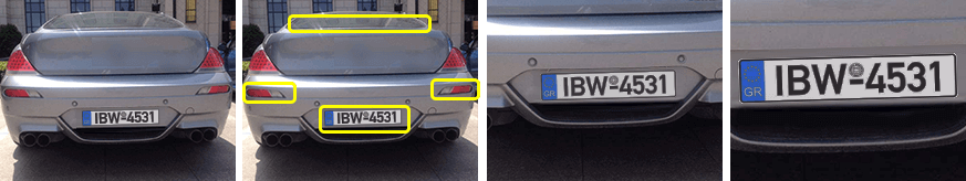 Recognize license plate localization by LPR algorithm