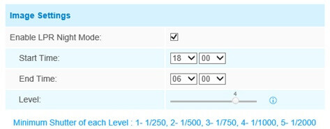 new10 Settings of Milesight LPR Camera interface