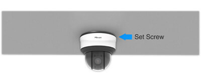 11 installed mini ptz dome camera on the wall