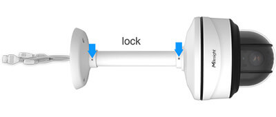 24 A79 Pendent Mount parts and Mini PTZ Dome Camera