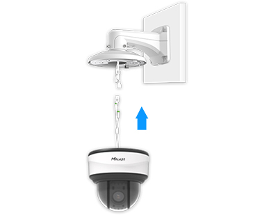 30 A77 Wall Mount and Mini PTZ Dome Camera