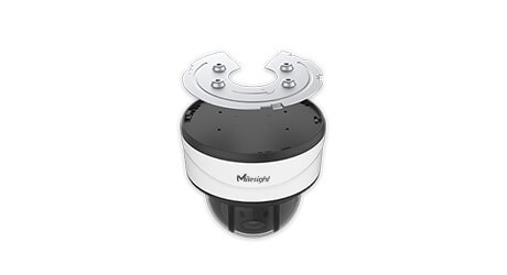 bracket and Mini PTZ Dome Camera