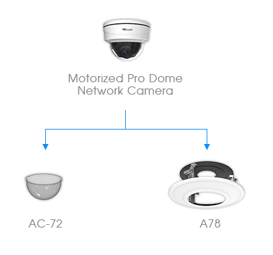 01 02 recessed camera mount pro dome camera