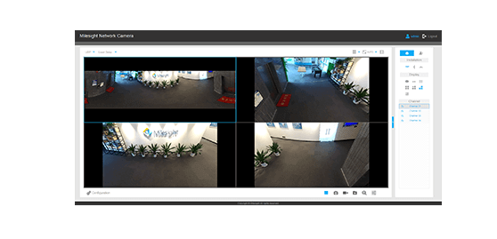 11 1P3R  One  360° Panoramic View and Three Regional Views
