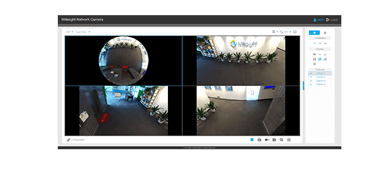 9 1O3R One Original Fisheye View and Three Regional Views