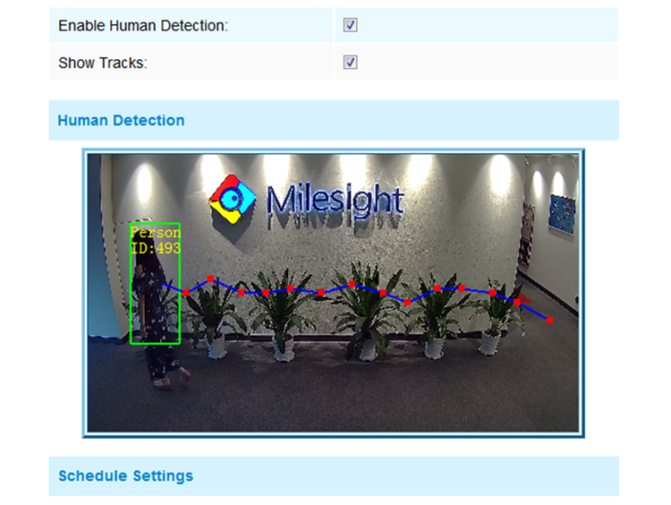 15 set step of human detection