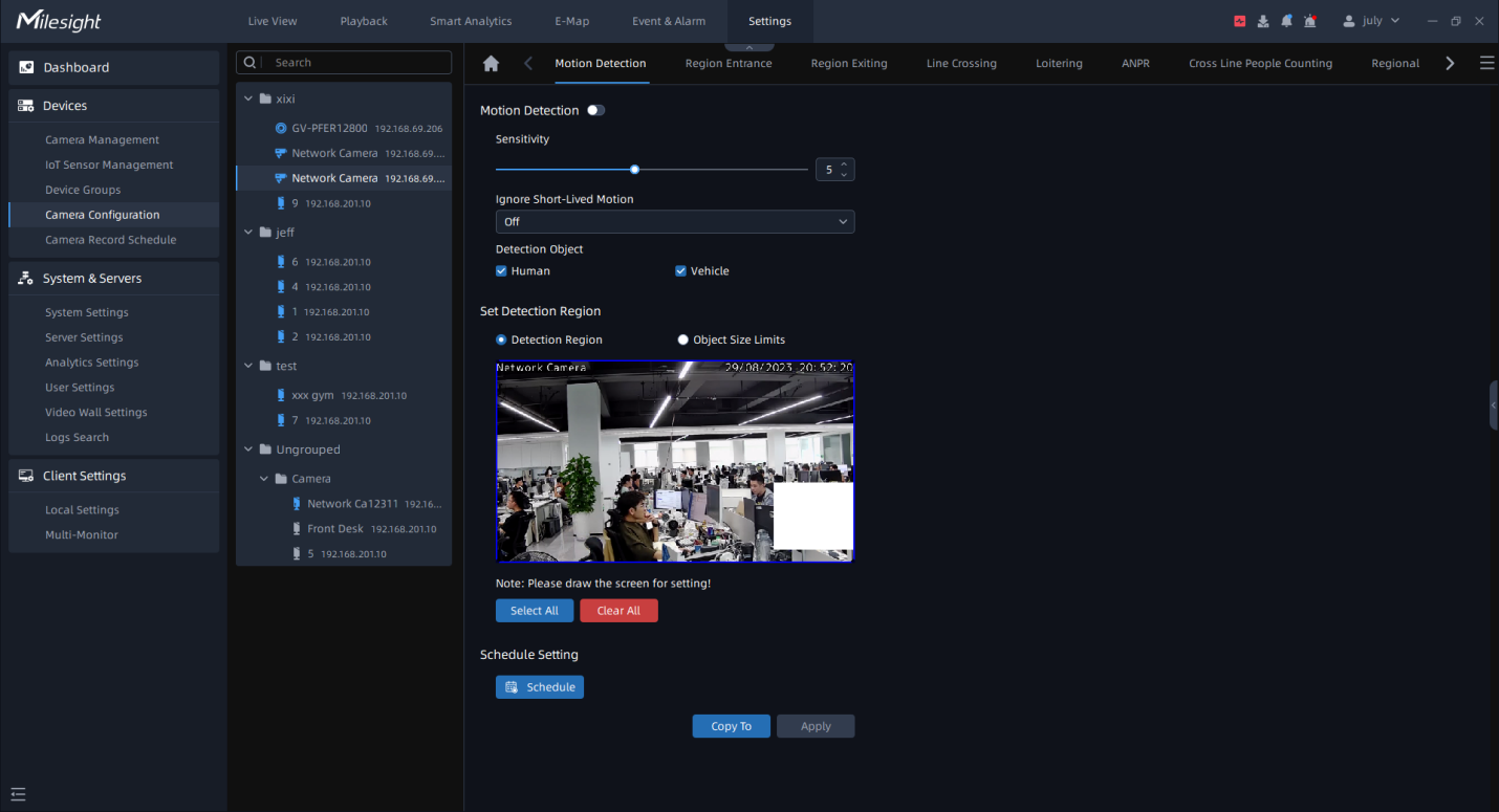 Advanced Motion Detection